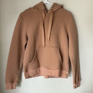 Good American Textured Hobo Sleeve Hoodie Sz S/M